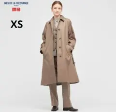 希少　ユニクロ×イネスコラボ　ダブルブレスト　トレンチ　ネイビー　XXL 希少 ユニクロ×イネスコラボ ダブルブレスト トレンチ ネイビー