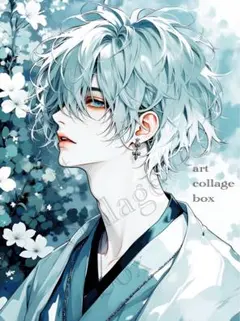 26309 おすそ分けファイル　人物ステッカー　男の子　コラージュ素材