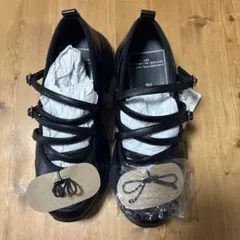 GU ブラック メリージェーンシューズ XS