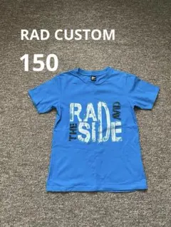 RAD CUSTOM Tシャツ青 150