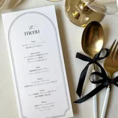 メニュー表　37　ドリンクメニュー　ウェディング　結婚式