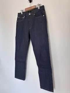 極美品 A.P.C. プチニュースタンダード W28 ストレッチ 濃紺 L
