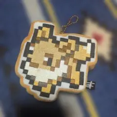 イーブイ ポケモン ドット フィギュア レトロ レア キーホルダー
