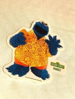 SESAME STREET シークレットビッグステッカー 3 クッキーモンスター