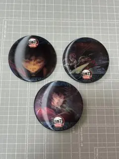 鬼滅の刃 冨岡義勇 水の呼吸アクション アニメーション 缶バッジ A B C