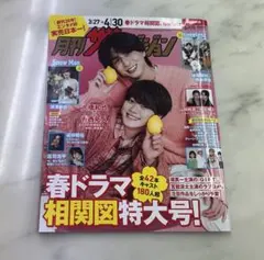 月刊ザテレビジョン関西版 5月号 大橋和也 寺西拓人 なにわ男子 SnowMan