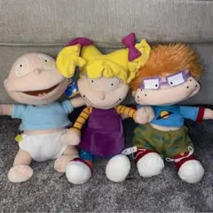 ニコロデオン【ラグラッツ】ぬいぐるみ　アンジェリカ　トミー　チャッキー