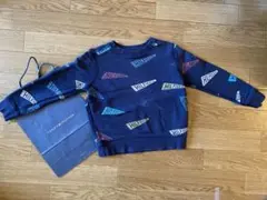 110cm リバーシブル？TOMMYHILFIGERカラフルロゴ　長袖トレーナー