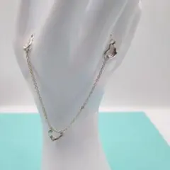 【リペア済み】Tiffany & Co. トリプルオープンハート　ブレスレッド