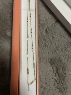 KANDA 18k K18YG 18金 ボール チェーン ゴールド ネックレス - メルカリ