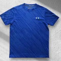Under Armour 青 ストライプ トップス