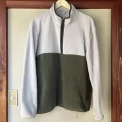 UNIQLO ハーフジップ　プルオーバーフリースジャケット　メンズ