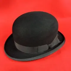 【希少サイズ】シルクハット　山高帽　昭和初期　58cm　アンティーク　ケース付き 希少サイズ】シルクハット 山高帽 昭和初期 58cm アンティーク ケース