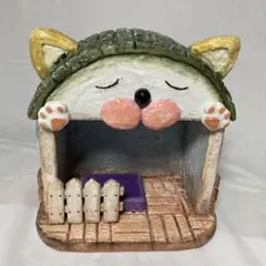모르타르 데코/애완동물 불교 제단 신사 손공양 (실외 호환) 그린