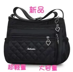 ショルダーバッグ　斜めがけ　ポケット 鞄レディース　新品　バック　超軽量　帆布鞄