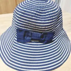 【値下げ】THE SHOP TK ストライプ バケットハット　折り畳み可