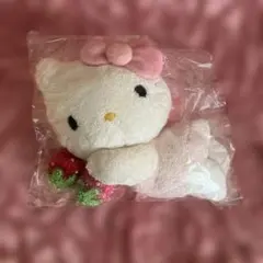 ハローキティ ぬいぐるみマスコット いちご