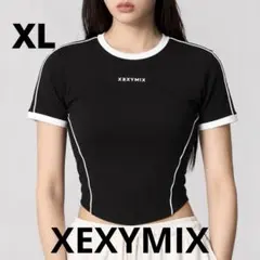 ❤️美品❤️XEXYMIX 半袖 ヨガウェア トップス ピラティス クロップド丈