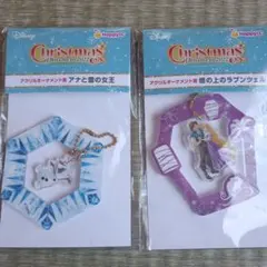 ディズニー　happyくじ　クリスマスオーナメント　2個セット