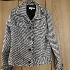 COLZA❤️フリンジ付きツイードジャケット