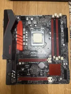 ASROCK h110m combo マザーボード　CPU &メモリ付き