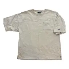 DISCUS（ディスカス）ポケット付きオーバーサイズTシャツ Lサイズ ベージュのサムネイル