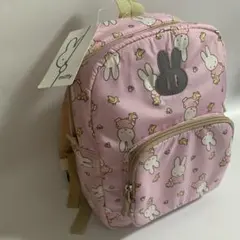新品　タグ付き　ミッフィー　ピンク　ベビー　リュック　お花　ひよこ　総柄のサムネイル