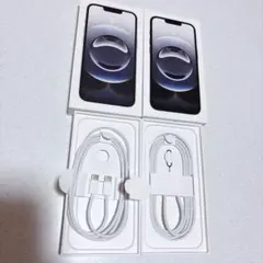 iPhone16e Black White 128GB 空箱☆2箱セット☆