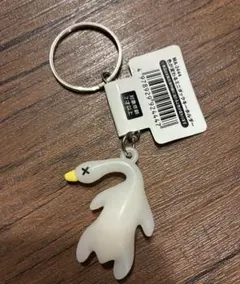 紫外線で色が変わるミニダックキーホルダー アヒル 雑貨 おもしろ アニマル