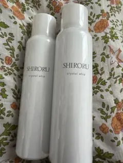 SHIRORU crystal whip 洗顔料 2本セットのサムネイル