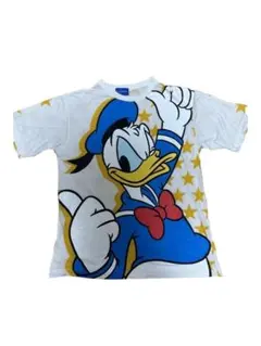 東京ディズニーリゾート ドナルド 総柄Tシャツ M