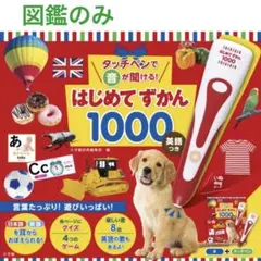 【新品】【即購入OK】はじめてずかん1000 本のみ図鑑のみ　未使用