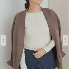 ◎新品　アーバンリサーチドアーズ　針抜き長袖カットソー