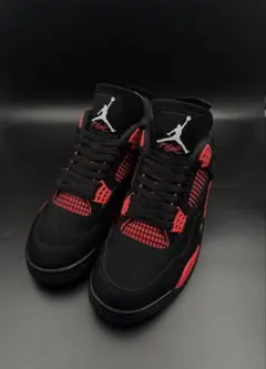 NIKE AIR JORDAN 4 RETRO RED THUNDER 27.5のサムネイル