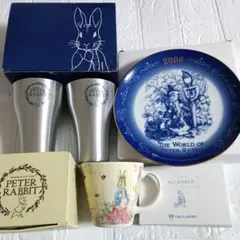 即購入OK！ピーターラビット 食器セット 6点 お皿 ボウル マグカップ