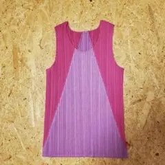 【PLEATS PLEASE/プリーツプリーズ】ノースリーブ プリーツ 美品のサムネイル