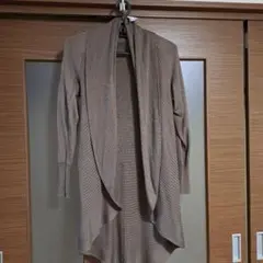 IMAGE ブラウン ロングカーディガン 春、秋用