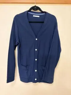 ikka カーディガン ネイビー XL
