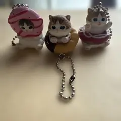 モフサンド ドーナツにゃん キーホルダー 3個セット