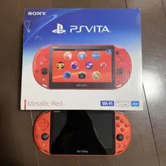 ※ジャンク品 PS Vita PCH-2000 メタリックレッド