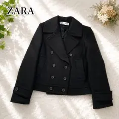 1/31限定出品【ZARA】ハイネックショートコート - メルカリ