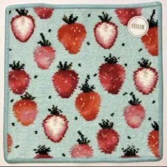 完売品❤️ペールグリーン✨ストロベリードット❤︎フェイラー❤︎フォロワー様限定ハンカチ