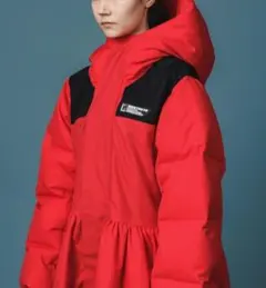 【完売品】NON TOKYO ダウンスリーブマウンテンパーカー レッド
