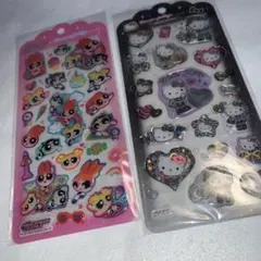 お早めに！ドロップジェリーシール　パワーパフガールズ　ハローキティ