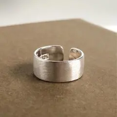 シルバー925 メキシカンジュエリー ヴィンテージリング オープンリング モダン