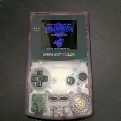 IPS液晶 ゲームボーイカラー クリアパープル