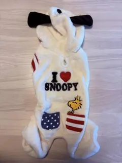 スヌーピー犬服 フリース素材 小型犬用