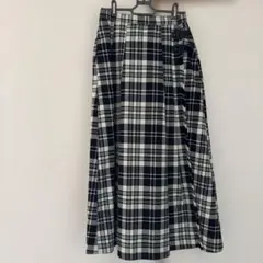 niko and... チェック柄フレアスカート Mサイズ