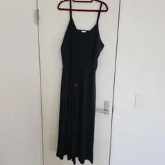 ☆レディース　ブラックオールインワン　LLサイズ