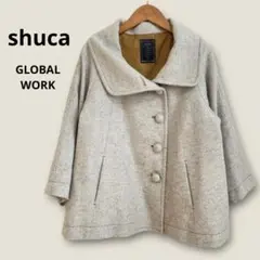 シークレットセール‼シュカ/グローバルワーク★ショートコート　ビッグカラー